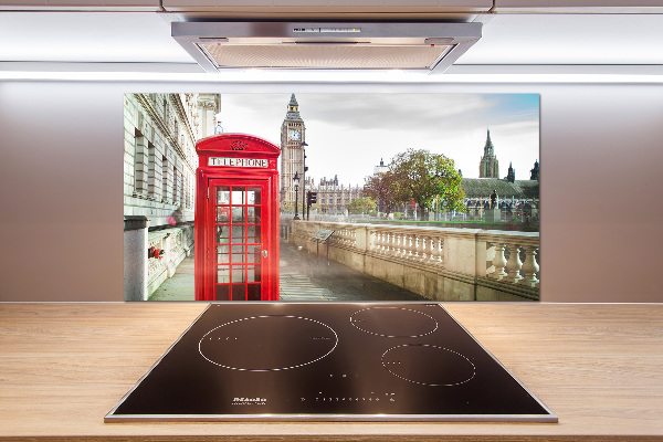 Spatscherm keuken Openbare telefoon