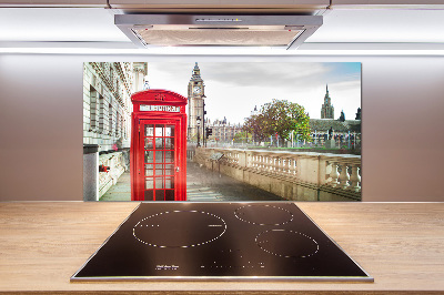 Spatscherm keuken Openbare telefoon