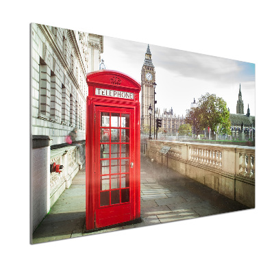 Spatscherm keuken Openbare telefoon