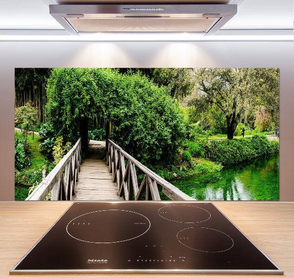 Panel do kuchni Most na rzece