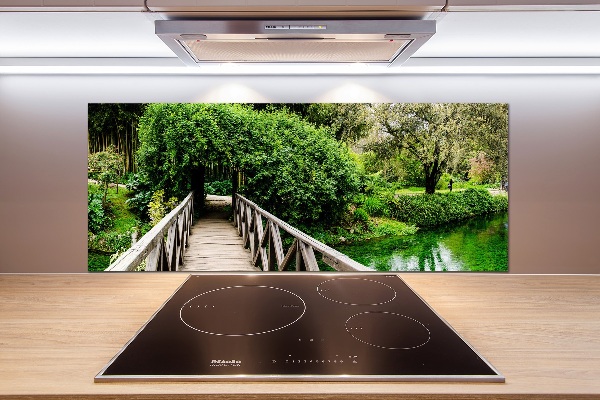 Panel do kuchni Most na rzece