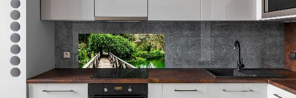 Panel do kuchni Most na rzece
