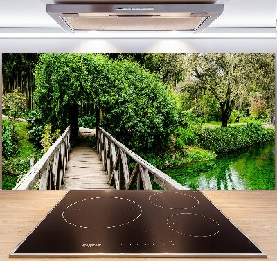 Panel do kuchni Most na rzece