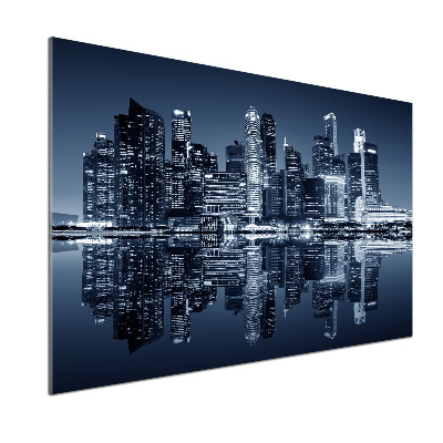 Panel do kuchni Singapur nocą