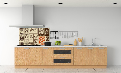 Panel do kuchni Reklamy i etykiety