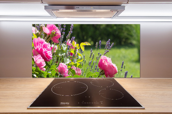 Panel dekor szkło Dzika róża