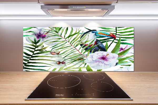 Achterwand keuken Tropische toekan