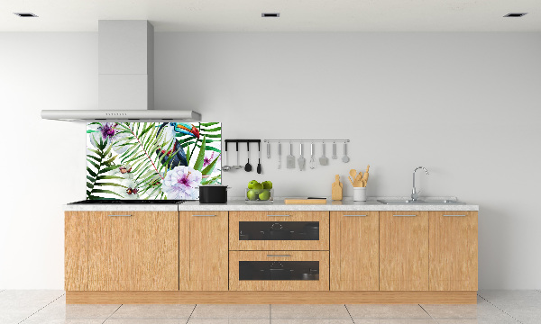 Achterwand keuken Tropische toekan