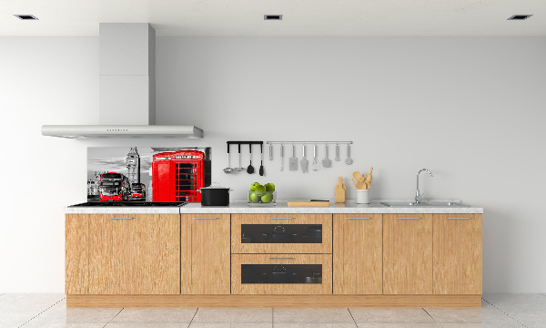 Panel do kuchni Czerwone autobusy