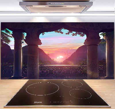 Keuken achterwand Oosterse architectuur