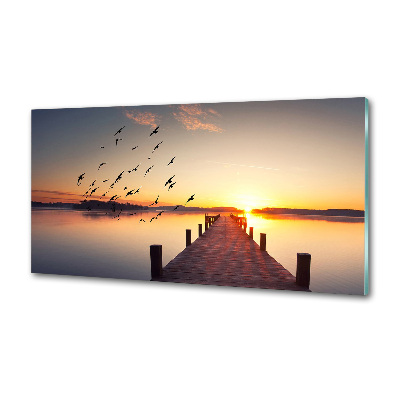 Glazen achterwand keuken Zonsondergang