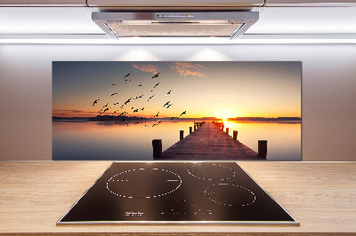 Glazen achterwand keuken Zonsondergang