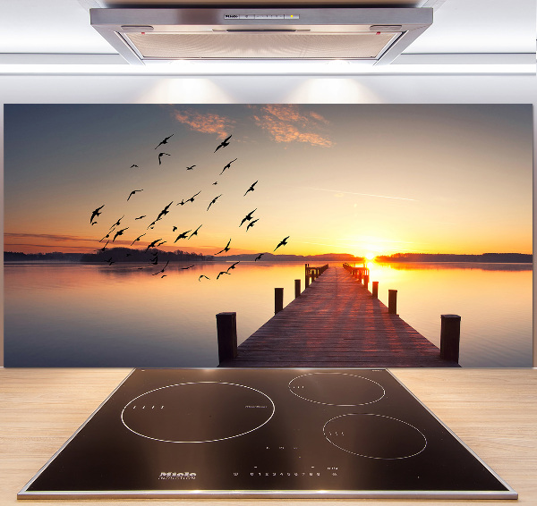 Glazen achterwand keuken Zonsondergang