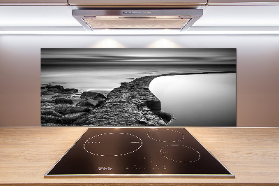 Achterwand keuken Rotsachtig strand