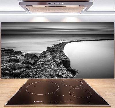 Achterwand keuken Rotsachtig strand