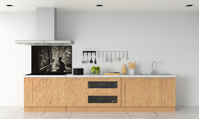 Panel do kuchni Koty przy oknie