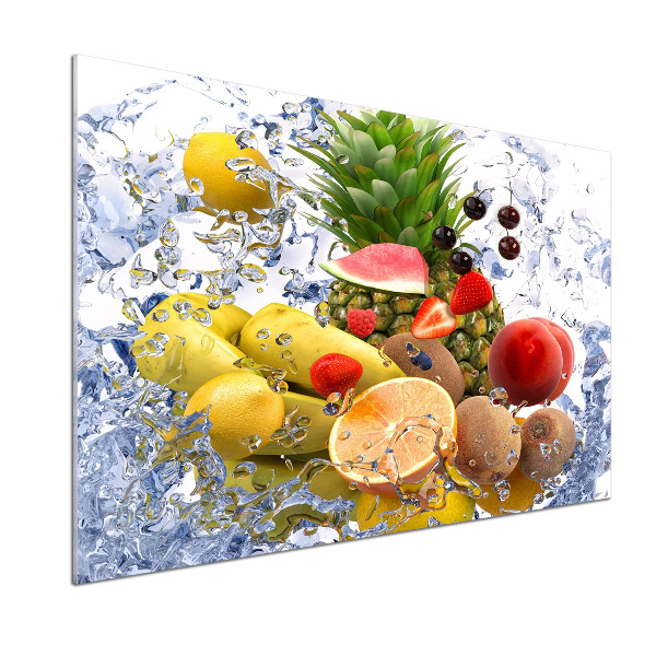 Achterwand keuken Fruit en water