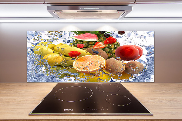 Achterwand keuken Fruit en water