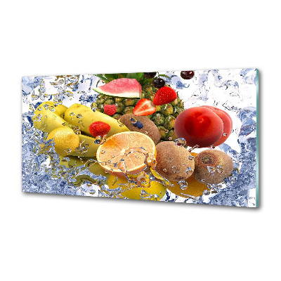 Achterwand keuken Fruit en water