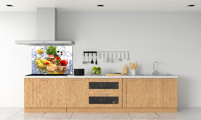 Panel dekor szkło Owoce i woda