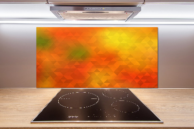 Panel lacobel Abstrakcja trójkąty