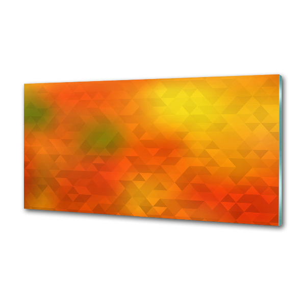 Panel lacobel Abstrakcja trójkąty