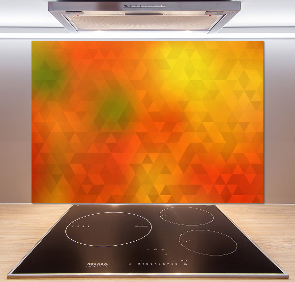 Panel lacobel Abstrakcja trójkąty