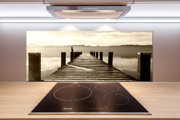 Panel do kuchni Drewniane molo