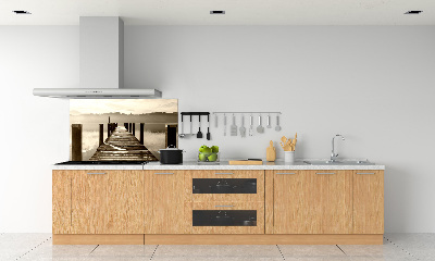 Panel do kuchni Drewniane molo