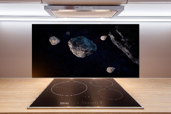 Panel szklany do kuchni Meteory