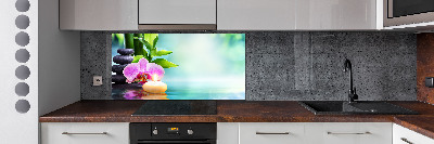 Keuken achterwand Bamboe-orchidee