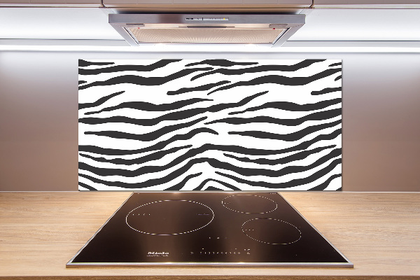Achterwand keuken Zebra-achtergrond