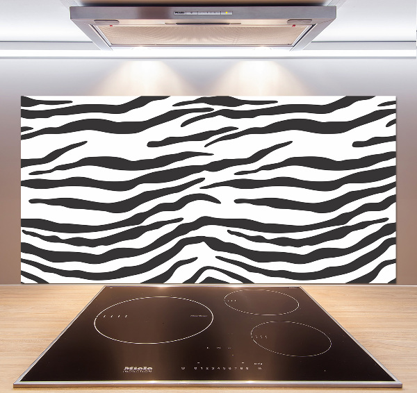 Achterwand keuken Zebra-achtergrond