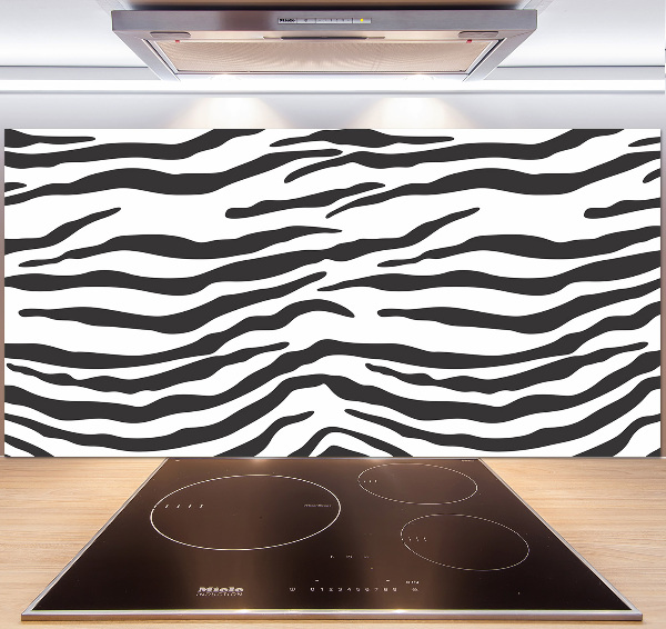 Achterwand keuken Zebra-achtergrond