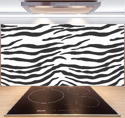 Achterwand keuken Zebra-achtergrond