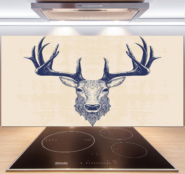 Panel do kuchni Głowa jelenia