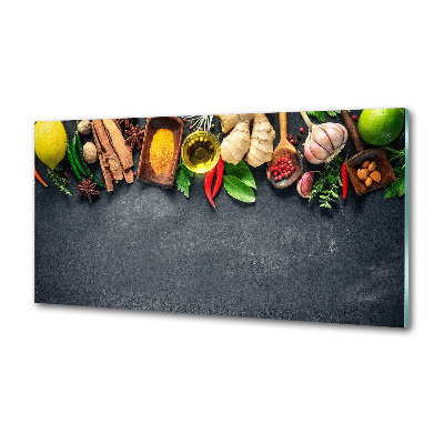 Keuken achterwand Kruiden en specerijen