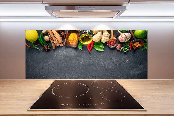Keuken achterwand Kruiden en specerijen