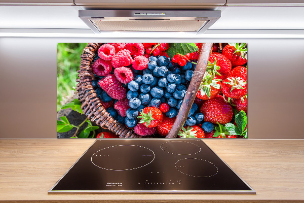 Panel lacobel Kosz owoców leśnych