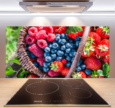 Panel lacobel Kosz owoców leśnych