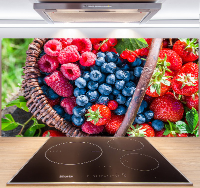 Panel lacobel Kosz owoców leśnych