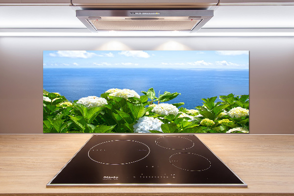 Keuken achterwand Bloemen aan zee