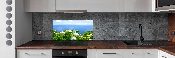 Keuken achterwand Bloemen aan zee