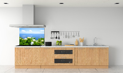 Keuken achterwand Bloemen aan zee