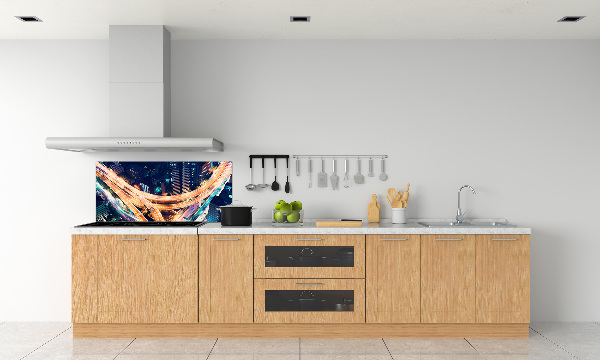 Glazen achterwand keuken Snelweg van Tokio