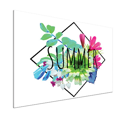 Panel szklany do kuchni Lato