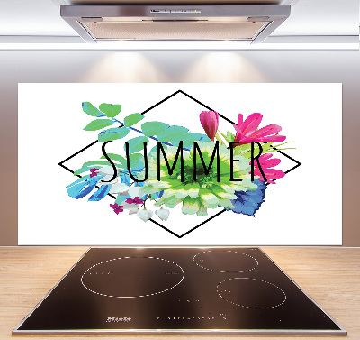 Achterwand keuken Zomer