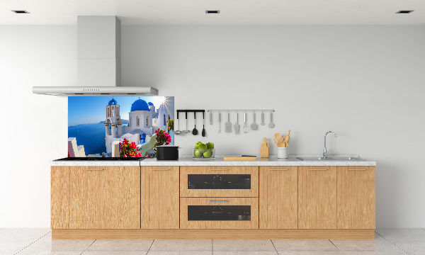 Panel do kuchni Santorini Grecja