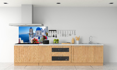 Achterwand keuken Santorini, Griekenland