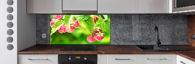 Panel do kuchni Maliny w ogrodzie